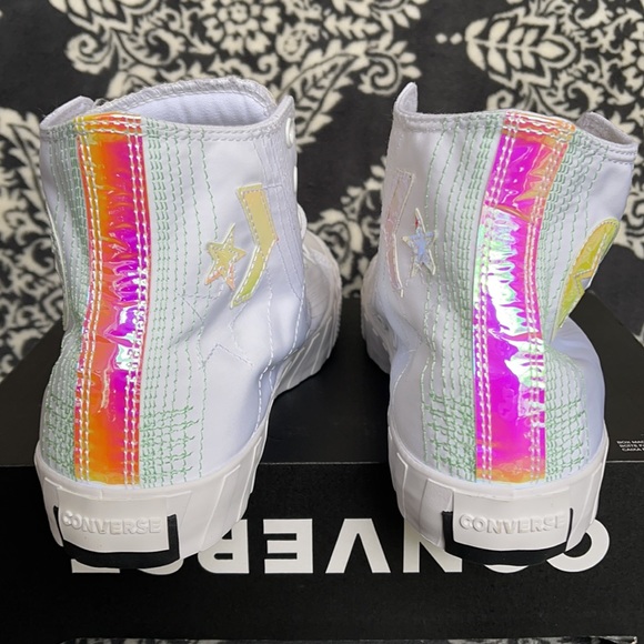 Converse Untitled Hi White/Iridescent MEN`S - Picture 14 of 16